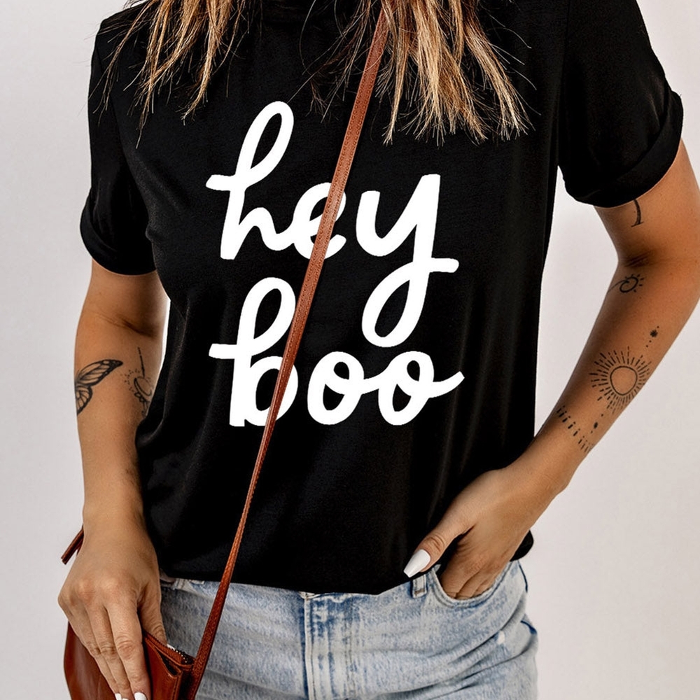 Black Graphic Tee